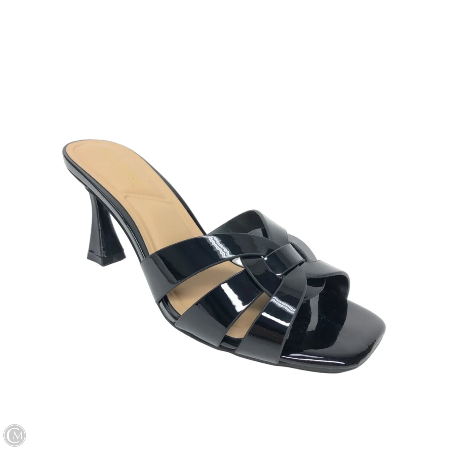 Sandals Heels Block By Anne Michelle In Black, Size: 9