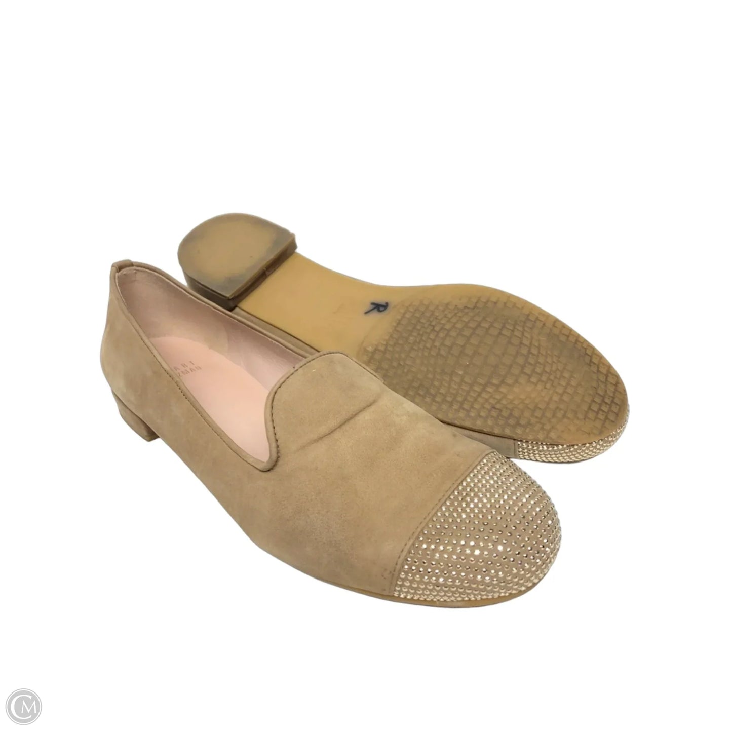Shoes Designer By Stuart Weitzman In Beige, Size: 7.5
