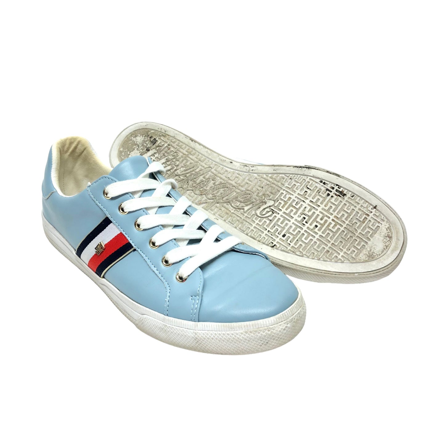 Blue Shoes Flats Tommy Hilfiger, Size 10
