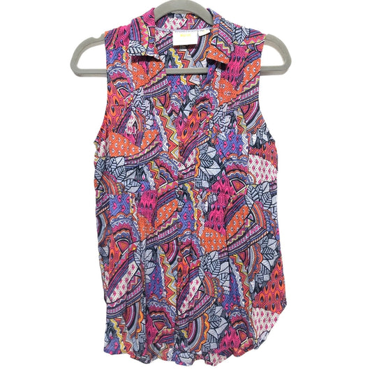 Multi-colored Top Sleeveless Maeve, Size Xs