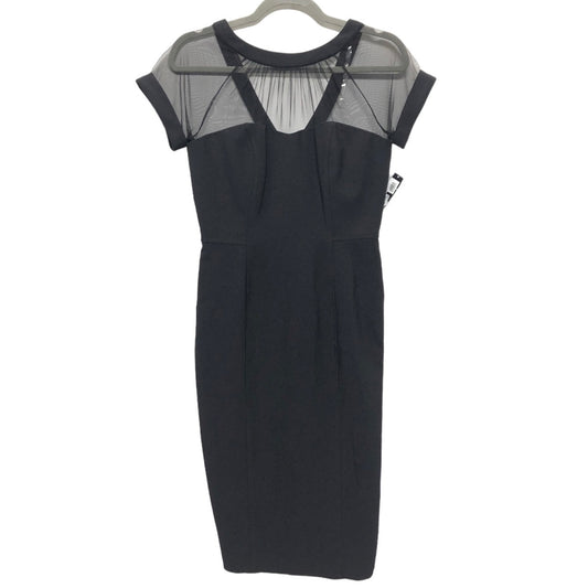 Black Dress Casual Midi Maggy London, Size 4