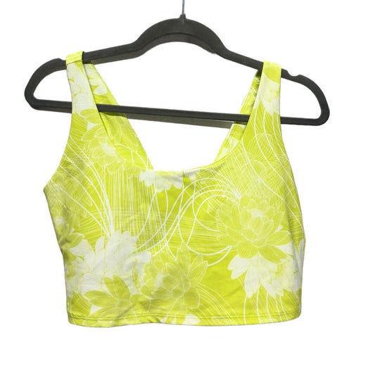 White & Yellow Athletic Bra Joy Lab, Size Xl