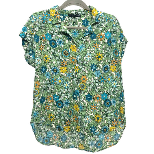 Multi-colored Top Short Sleeve Jane And Delancey, Size L