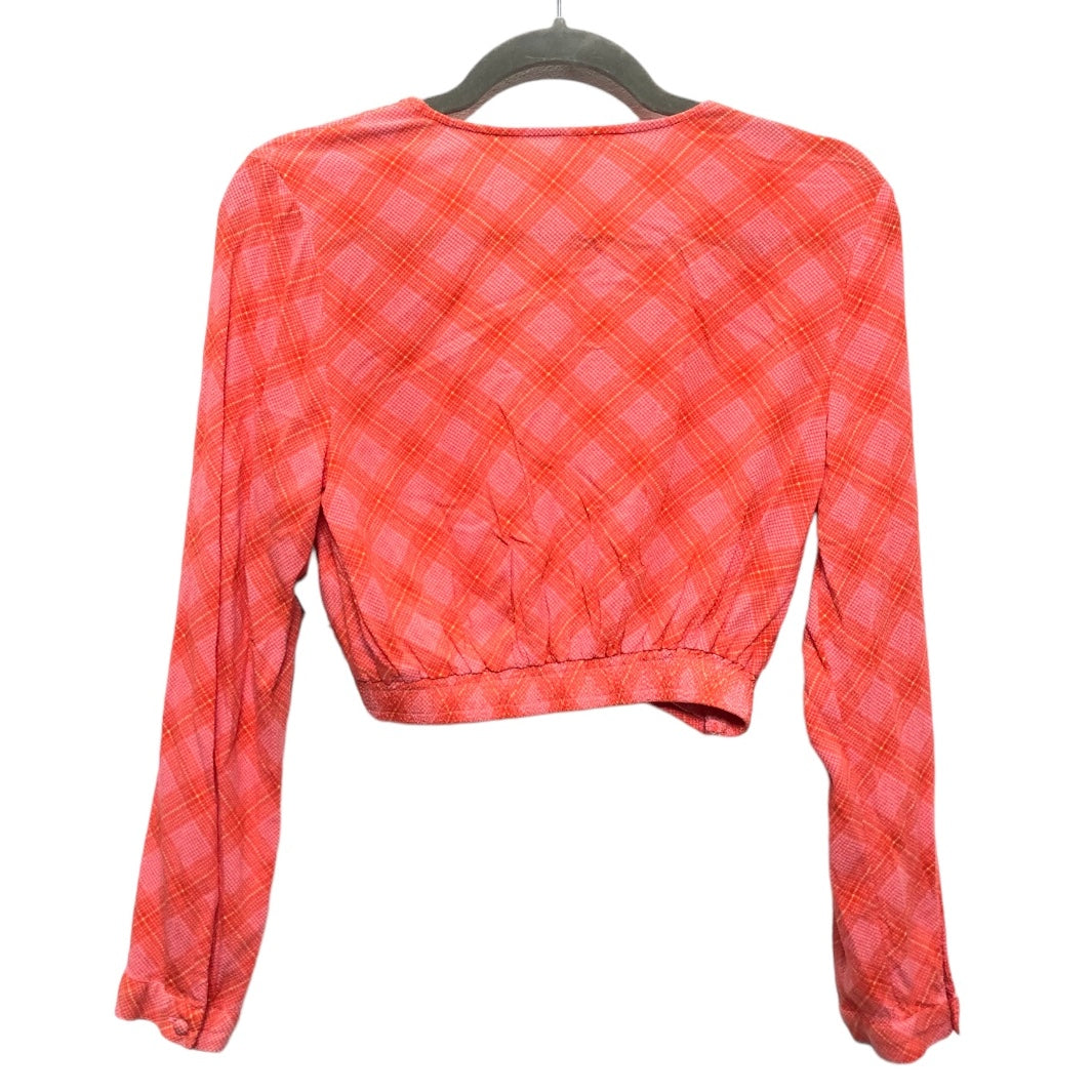 Pink & Red Top Long Sleeve Bp, Size S