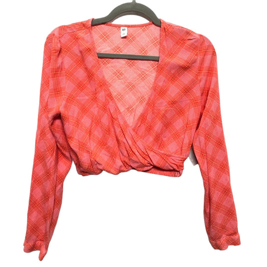 Pink & Red Top Long Sleeve Bp, Size S