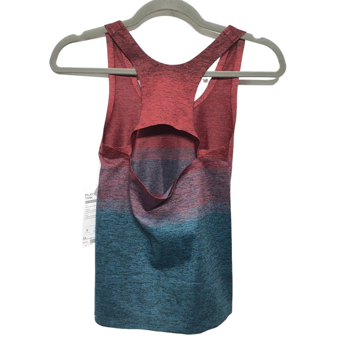 Blue & Red Athletic Tank Top Athleta, Size Xs