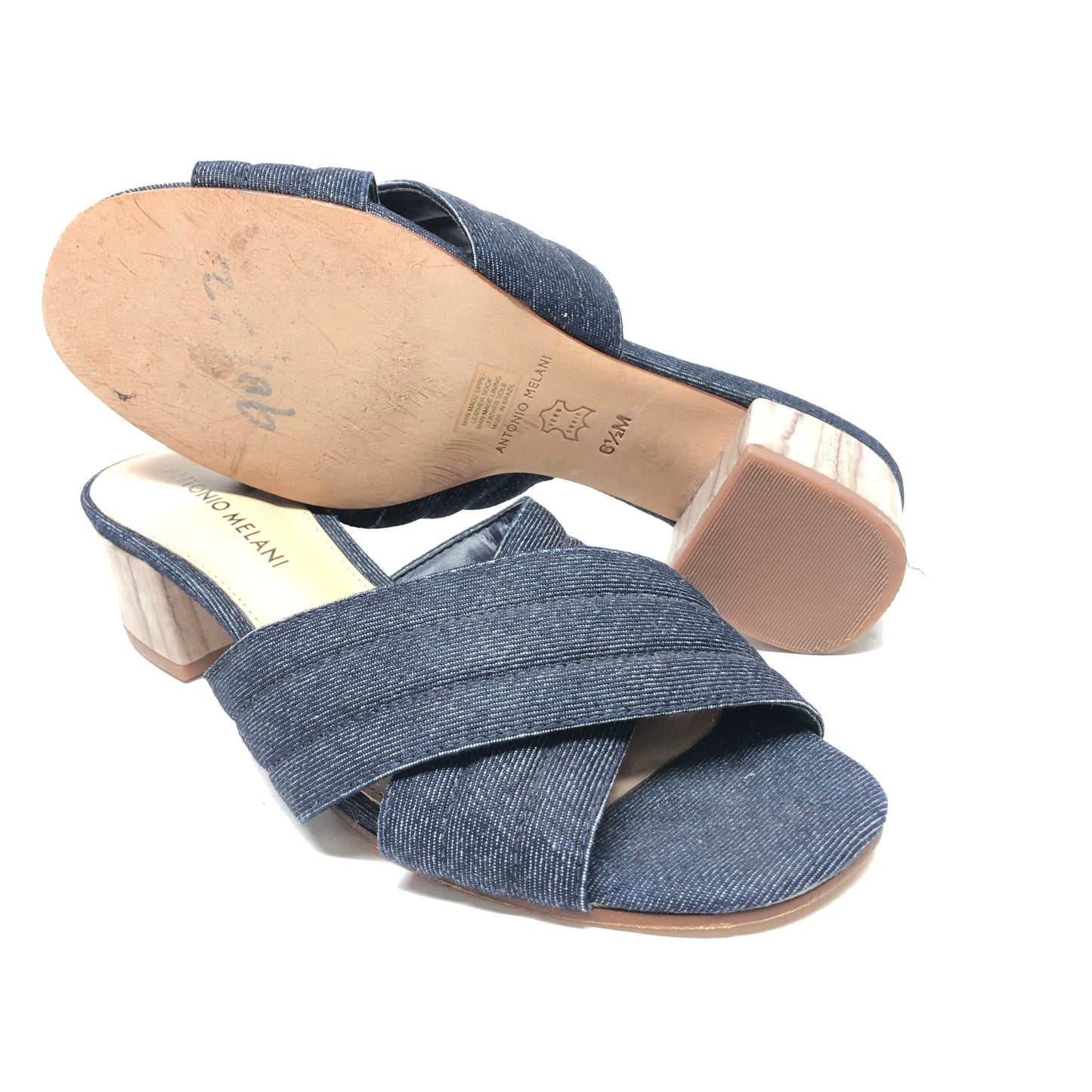 Shoes Heels Block By Antonio Melani In Navy, Size: 6.5