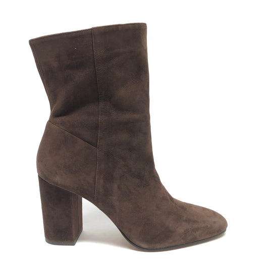 Boots Mid-calf Heels By Jessica Simpson In Brown, Size: 9.5