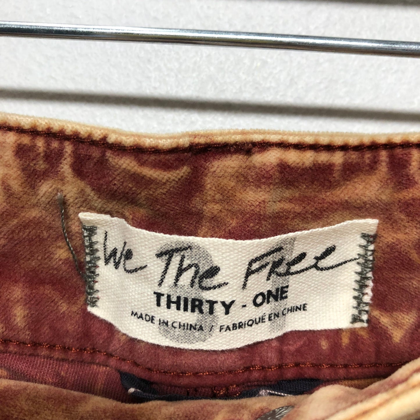 Tan Jeans Flared We The Free, Size 12