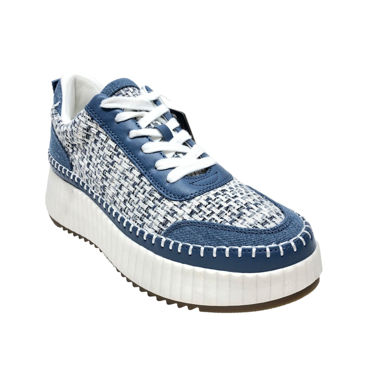 Blue & White Shoes Sneakers Universal Thread, Size 10