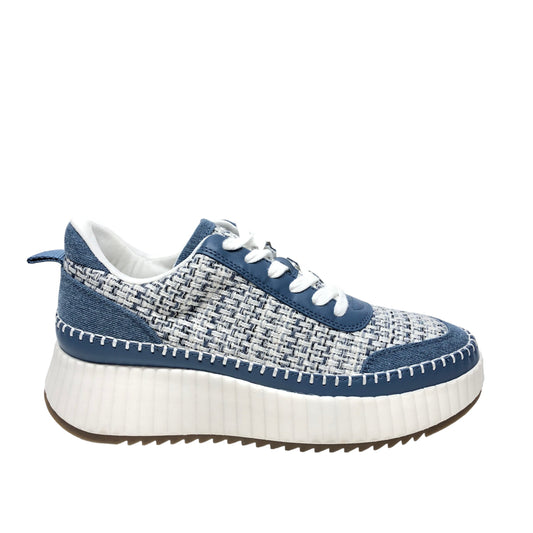 Blue & White Shoes Sneakers Universal Thread, Size 11