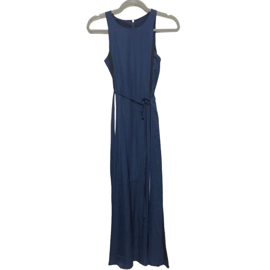 Navy Dress Casual Midi Banana Republic, Size 0r