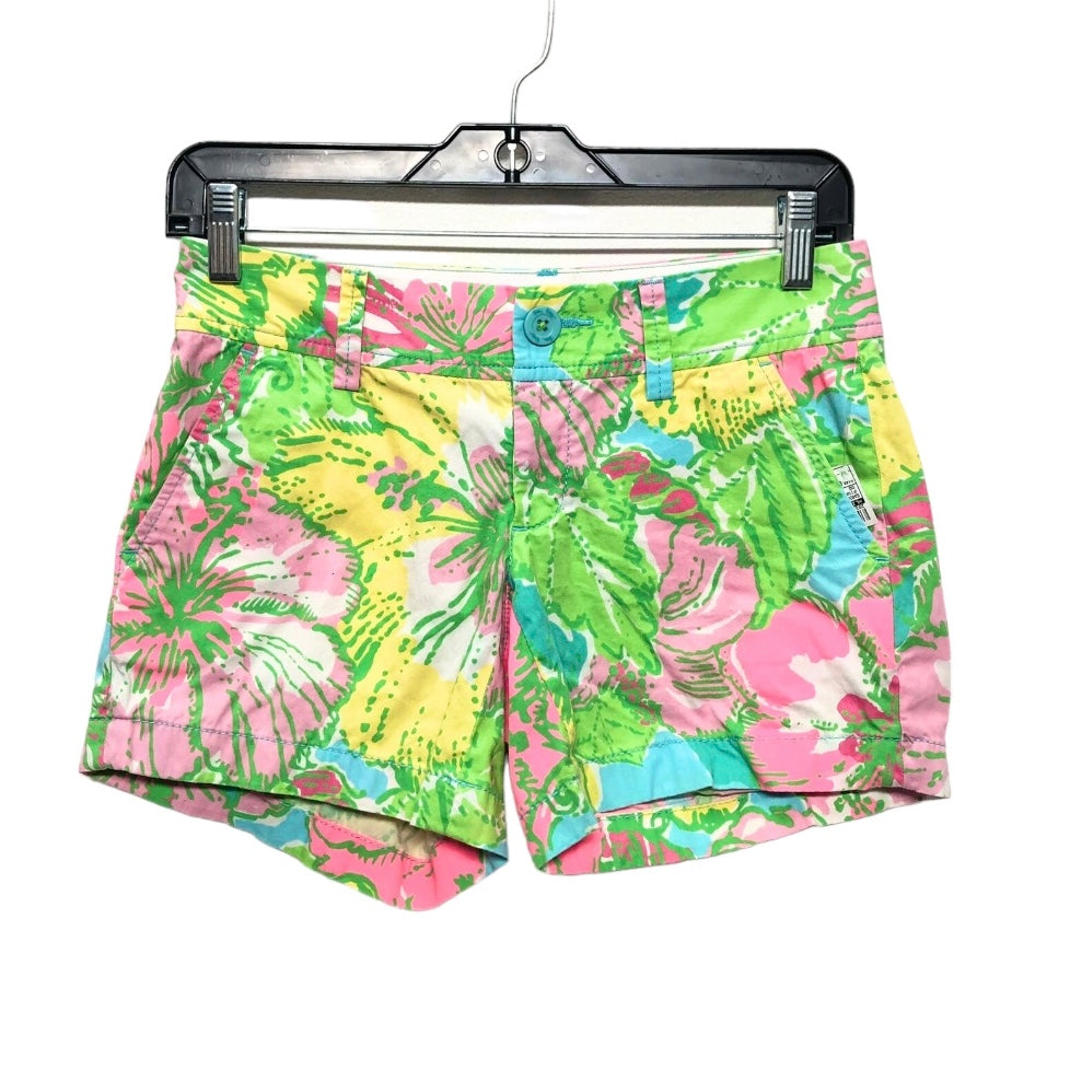Pink & Yellow Shorts Lilly Pulitzer, Size 00