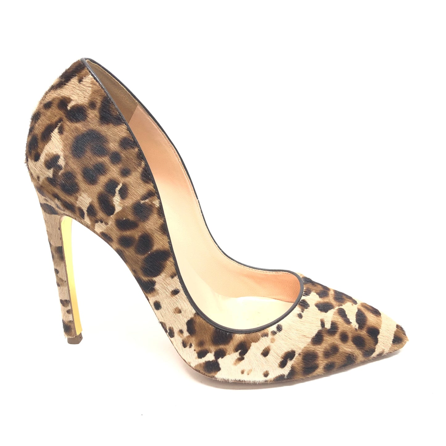 Leopard Print Shoes Heels Stiletto Cmc, Size 7.5