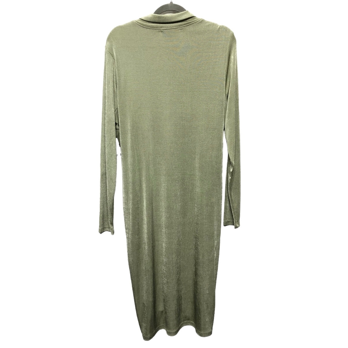 Dress Casual Midi By Forever 21 In Green, Size: 2x