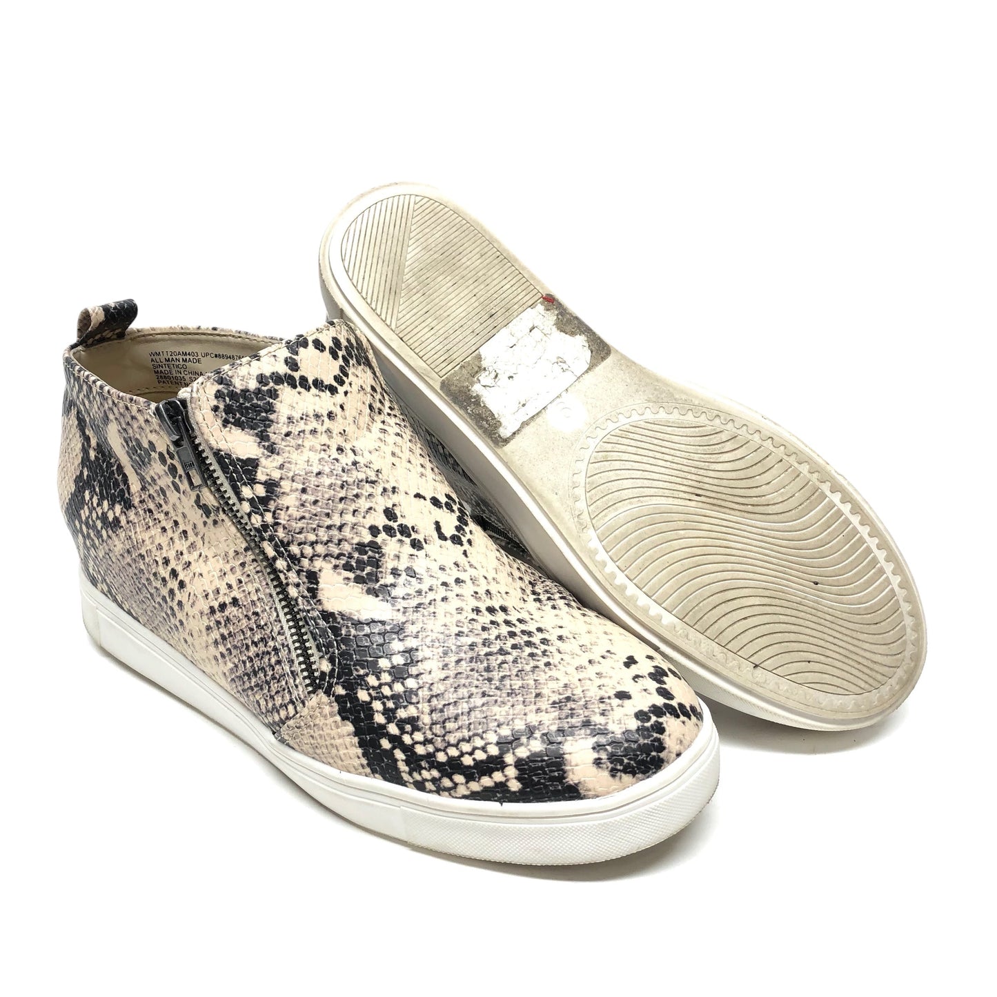 Shoes Sneakers By Time And Tru In Snakeskin Print, Size: 9