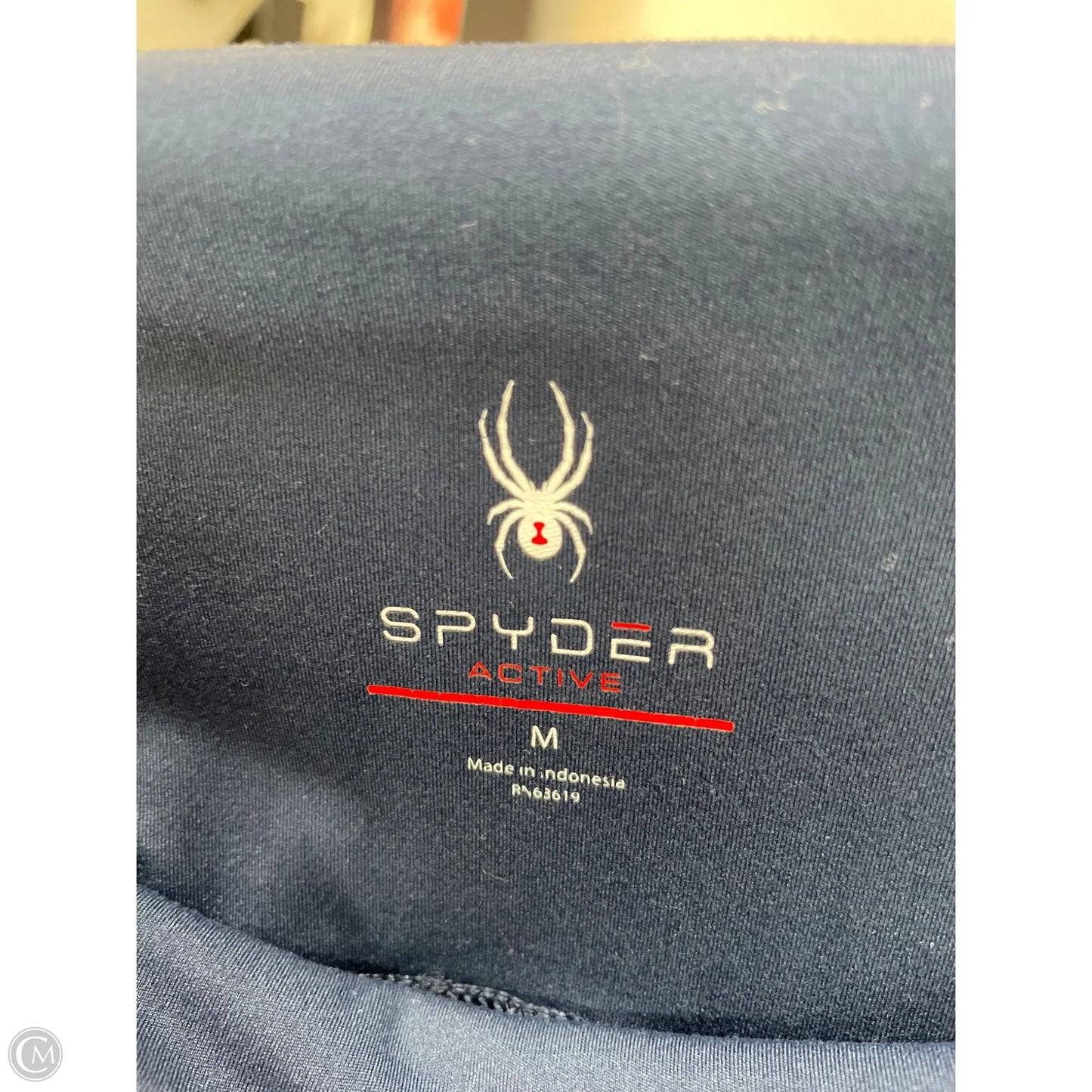 Athletic Leggings By Spyder In Navy, Size: M