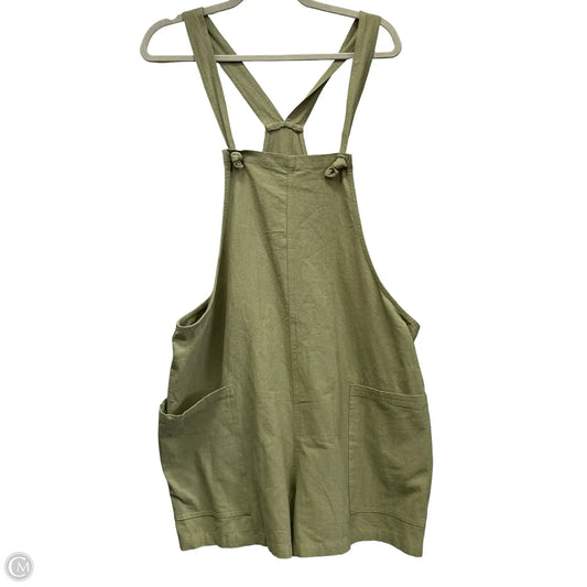 Overalls By Clothes Mentor In Green, Size: Xl