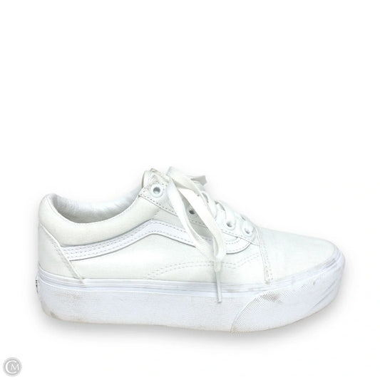 Shoes Sneakers By Vans In White, Size: 7