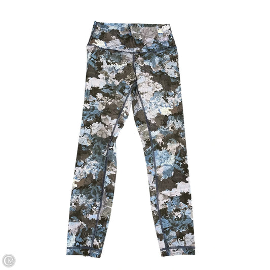 Athletic Leggings By Lululemon In Blue, Size: 6