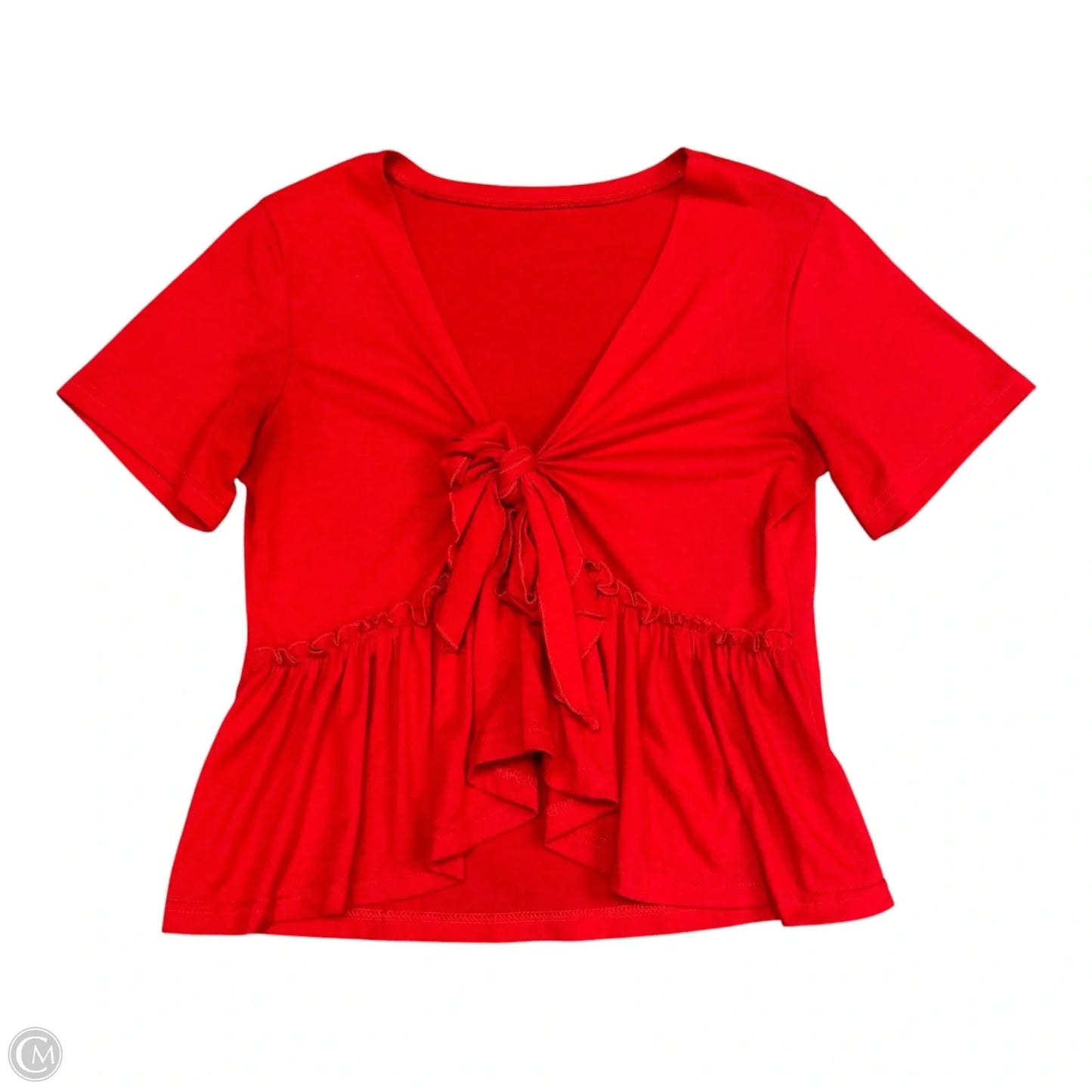 Top Short Sleeve By Clothes Mentor In Red, Size: S