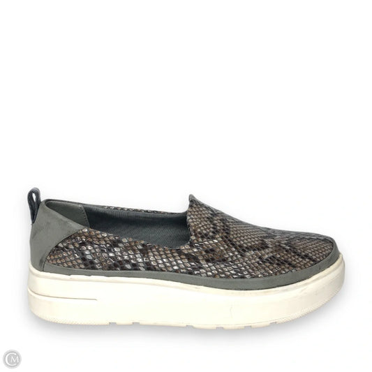 Shoes Heels Platform By Bare Traps In Snakeskin Print, Size: 8.5