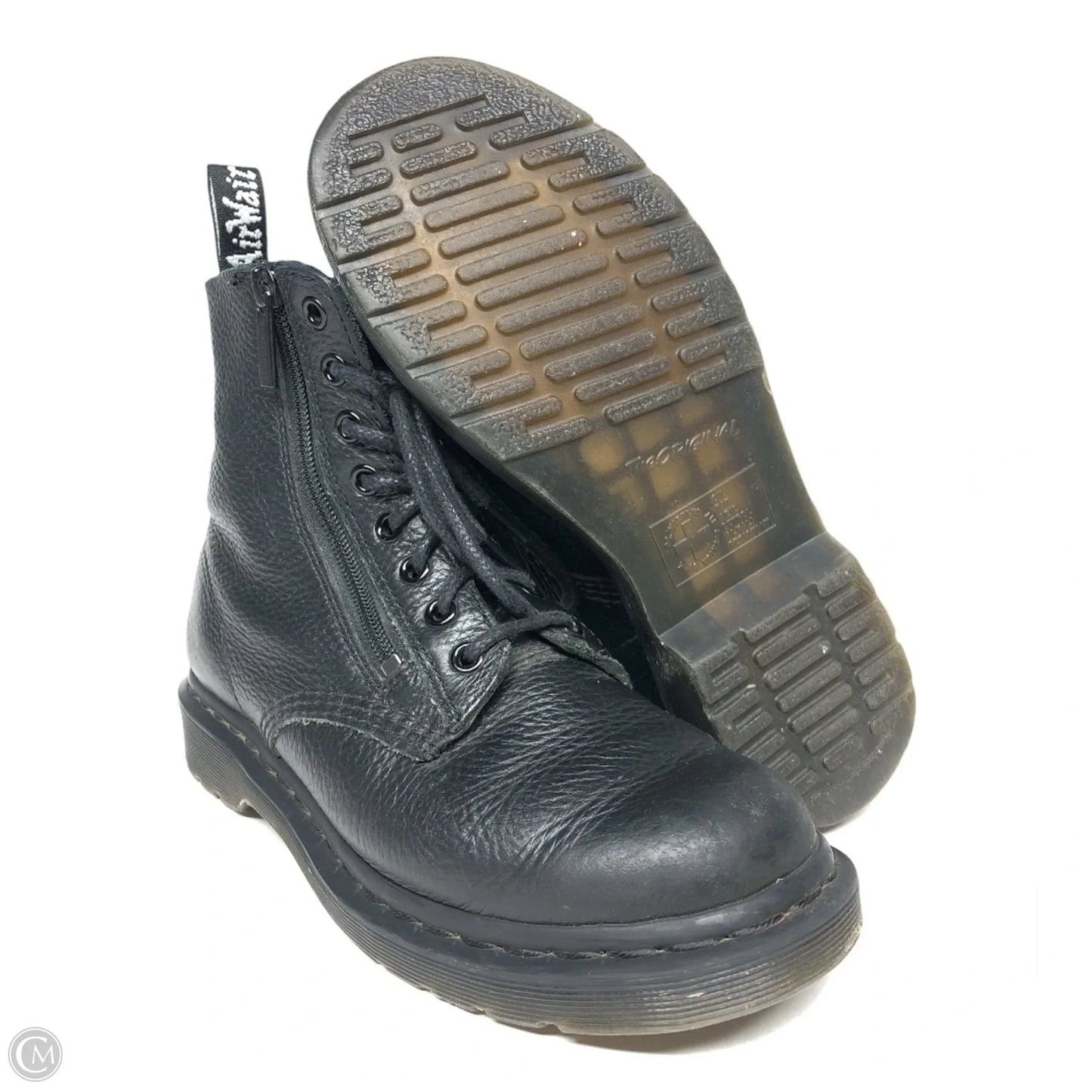 Boots Ankle Flats By Dr Martens In Black, Size: 8