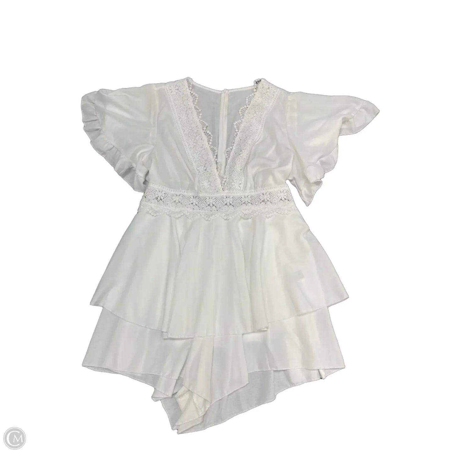 Dress Casual Short By Shein In White, Size: 2x