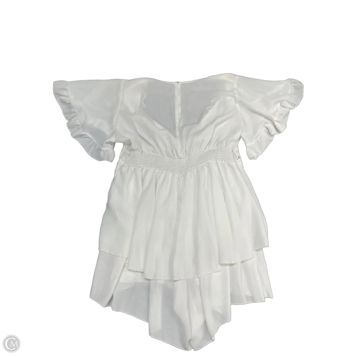 Dress Casual Short By Shein In White, Size: 2x