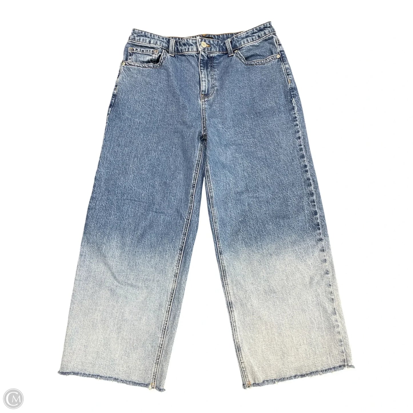 Jeans Cropped By Talbots In Blue Denim, Size: 10