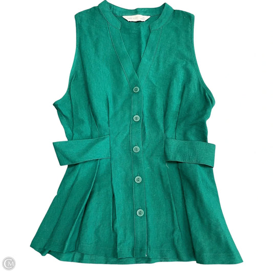 Top Sleeveless By Nine West In Green, Size: Xs