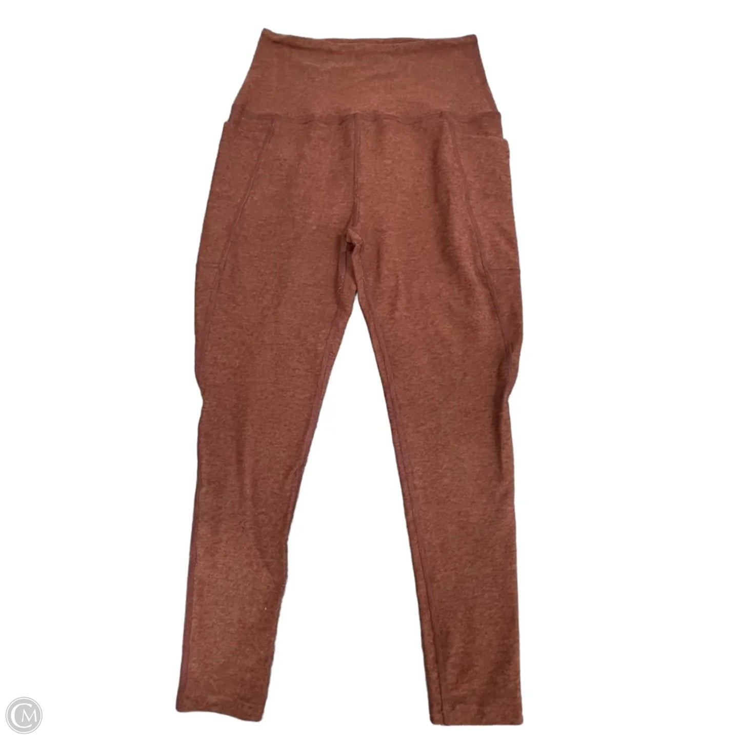 Athletic Leggings By Beyond Yoga In Brown, Size: L