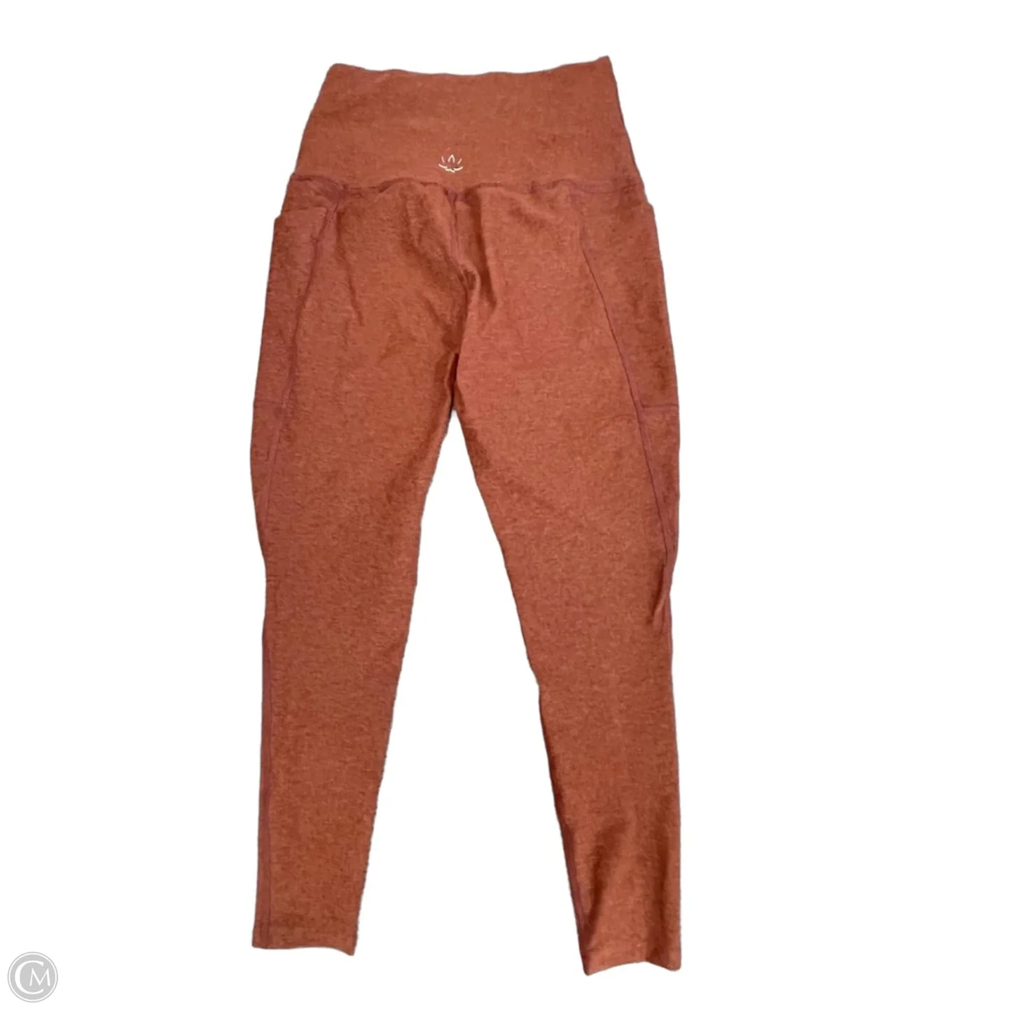 Athletic Leggings By Beyond Yoga In Brown, Size: L