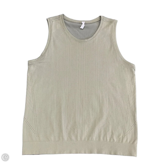 Athletic Tank Top By Athleta In Green, Size: M
