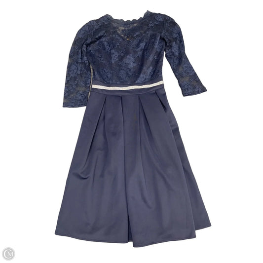 Dress Casual Midi By Clothes Mentor In Navy, Size: S