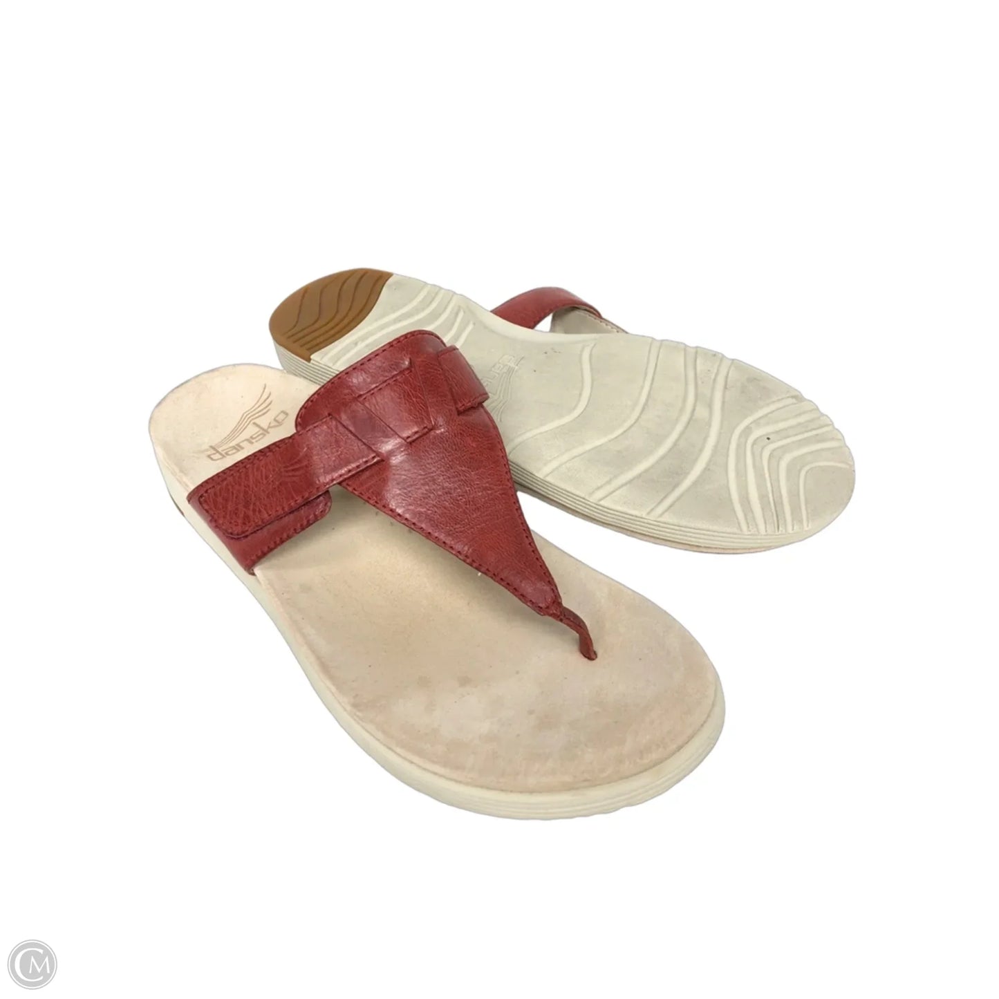 Sandals Flip Flops By Dansko In Red, Size: 8.5