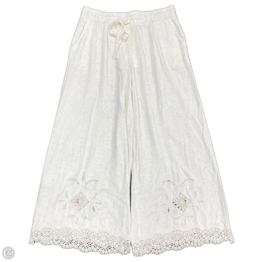 Pants Cropped By Umgee In Beige, Size: L