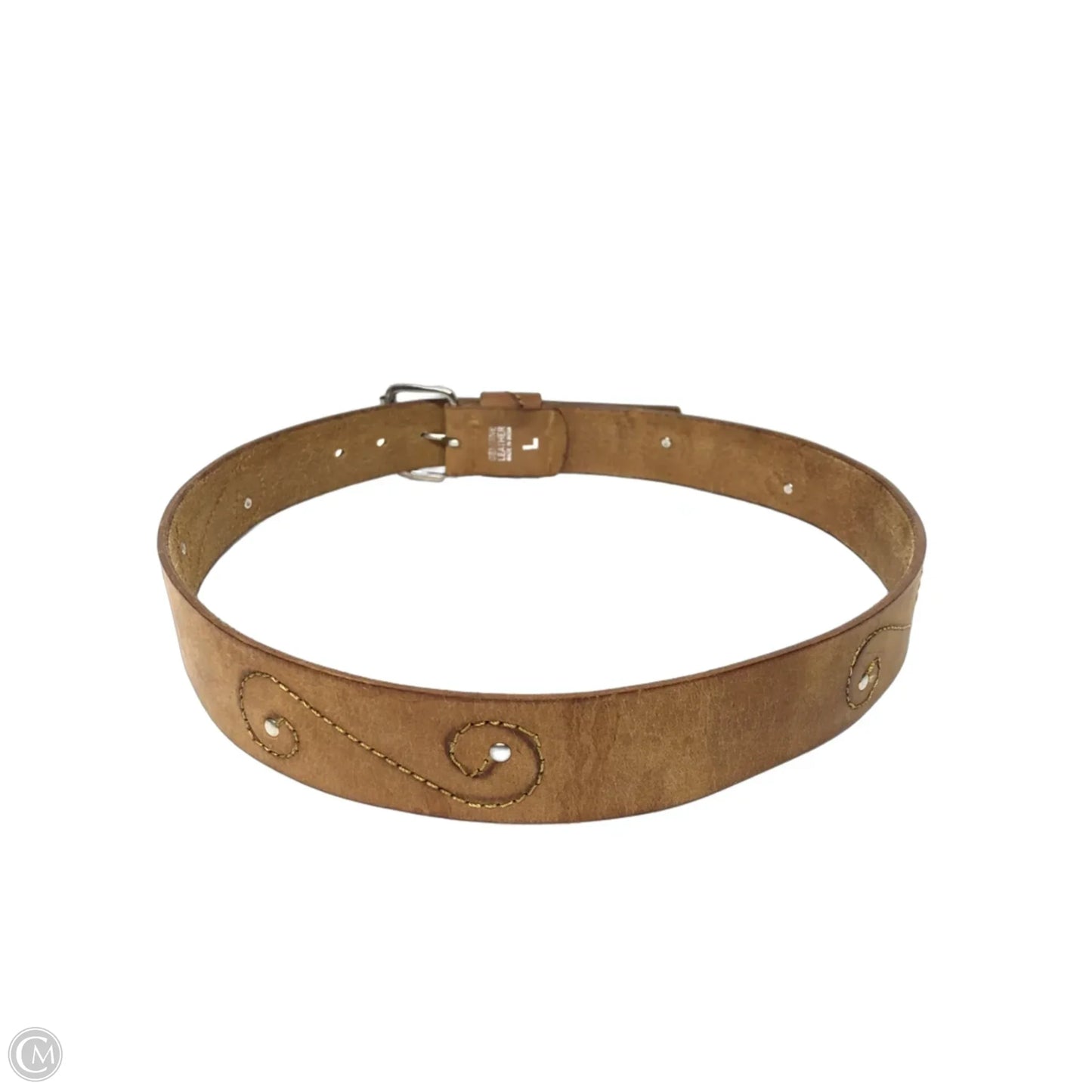 Belt Leather By Clothes Mentor, Size: Large