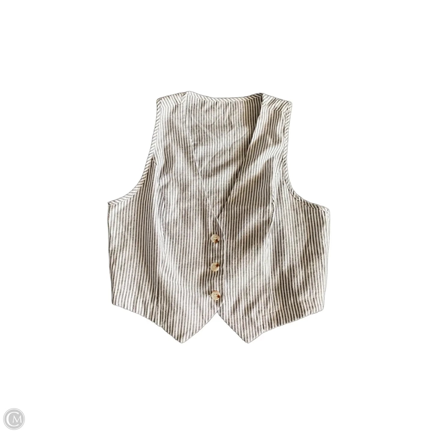 Pants Set 2pc By Shein In Grey & White, Size: L