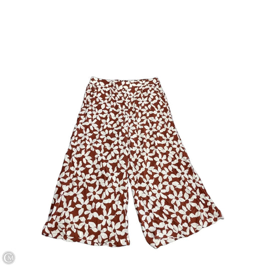 Pants Cropped By Torrid In Brown & White, Size: 1x