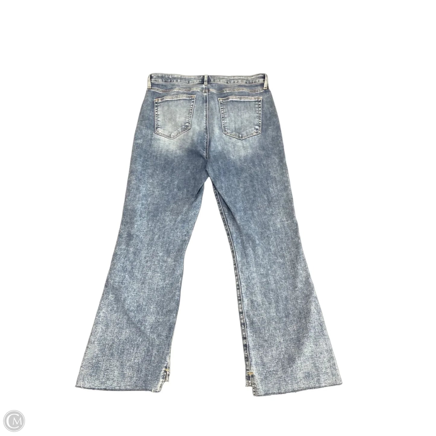 Jeans Cropped By Loft In Blue, Size: 12