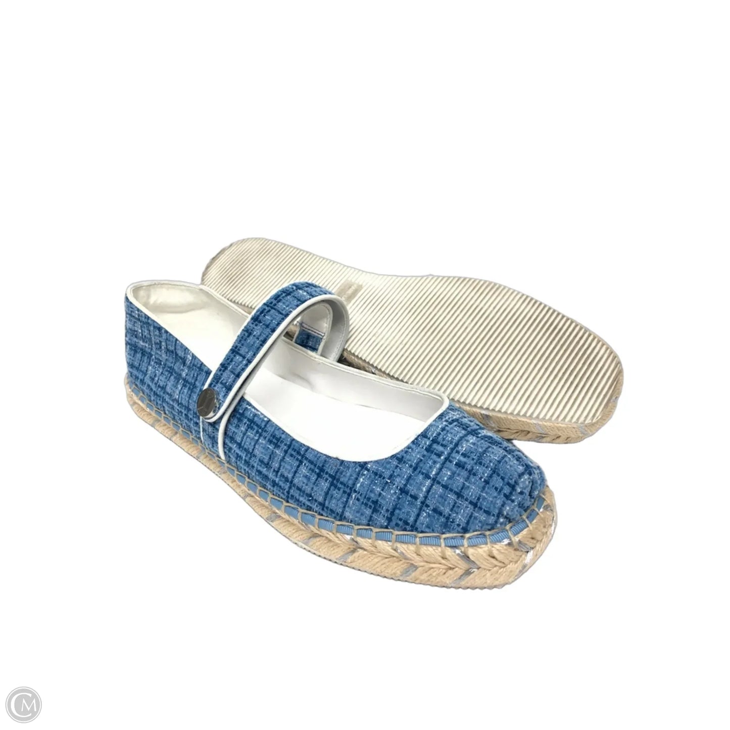 Shoes Flats By Karl Lagerfeld In Blue, Size: 9.5
