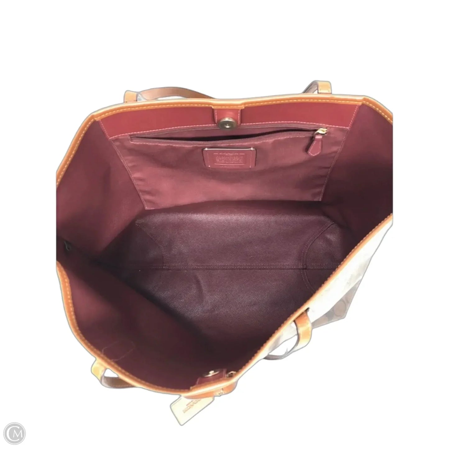 Tote Designer By Coach, Size: Large