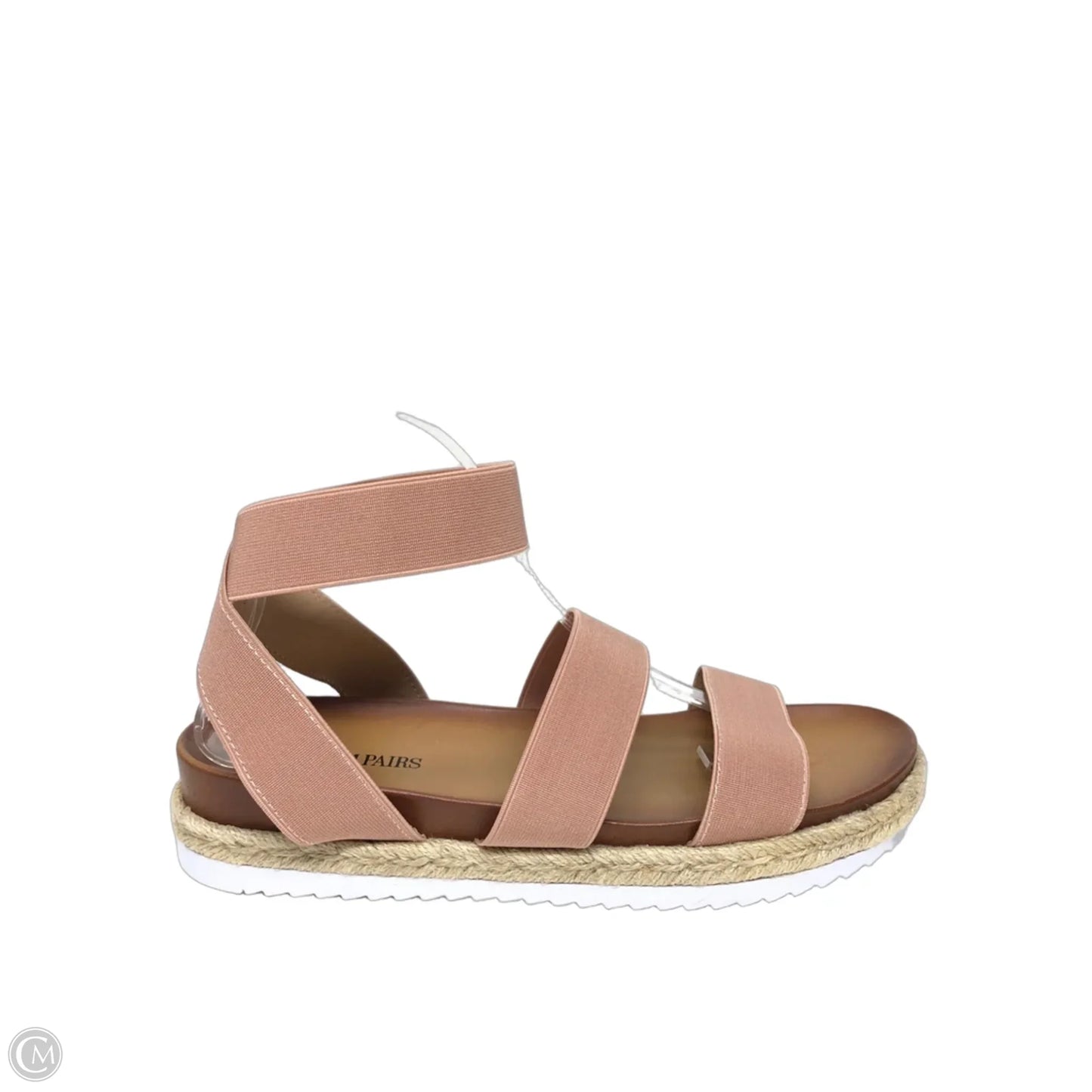 Sandals Heels Platform By Dream Pairs In Pink, Size: 10