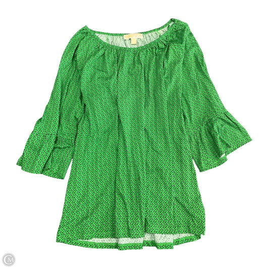 Top 3/4 Sleeve By Michael By Michael Kors In Green, Size: 1x
