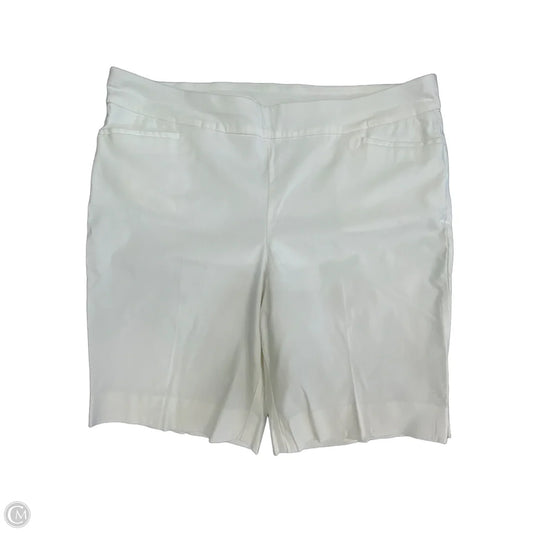 Shorts By Chicos In White, Size: Xxl