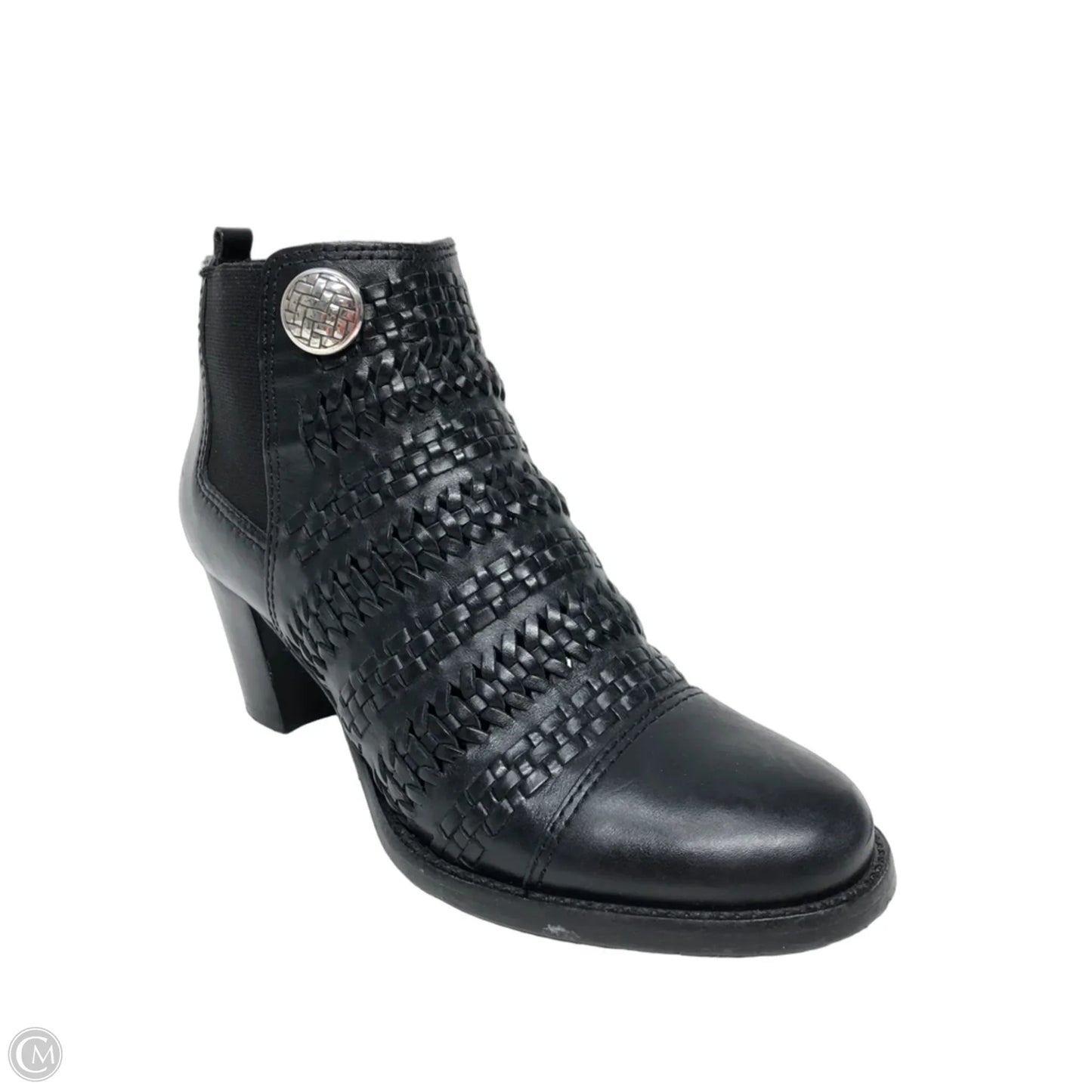 Boots Ankle Heels By Brighton In Black, Size: 6