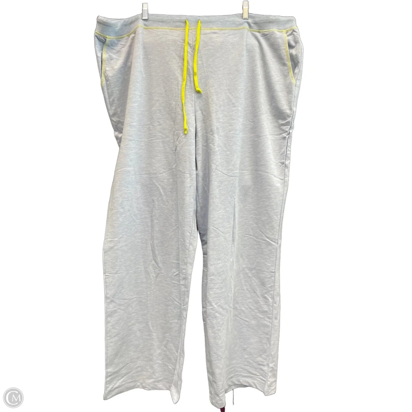 Pants Set 2pc By Clothes Mentor In Blue & Yellow, Size: 3x