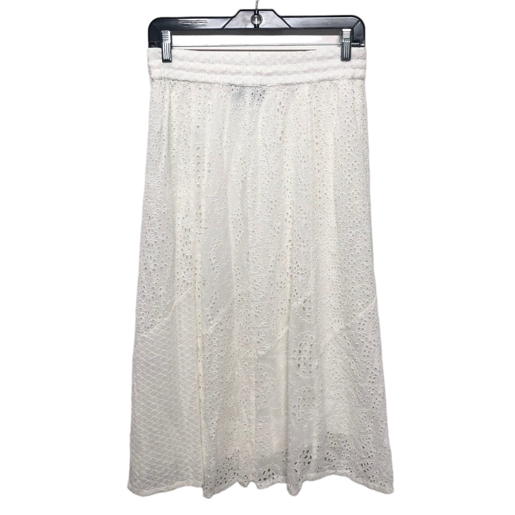 White Skirt Midi Zara Women, Size S