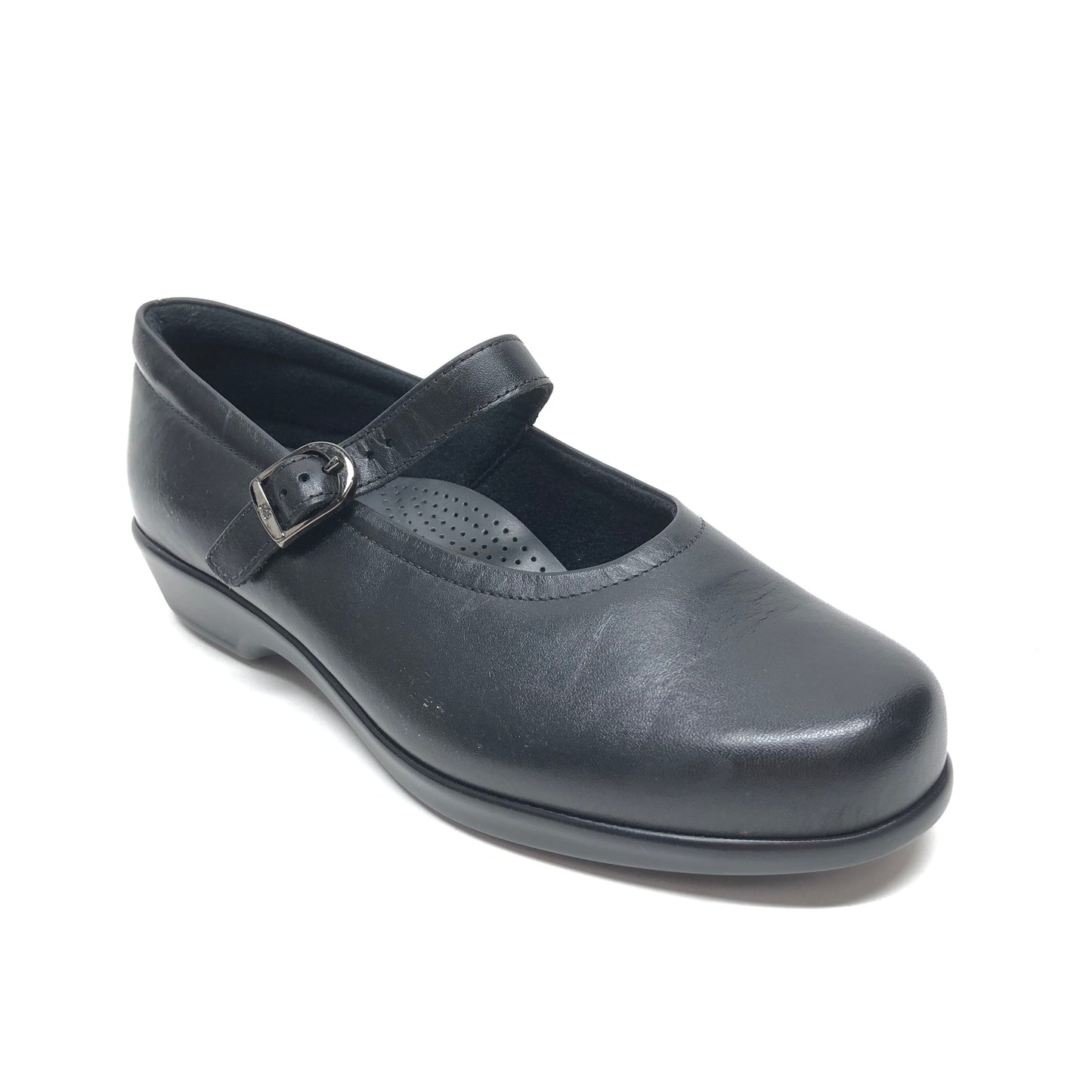 Black Shoes Flats Sas, Size 8